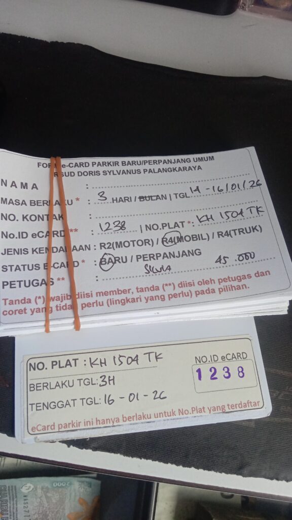 Kartu Member baru id 1238