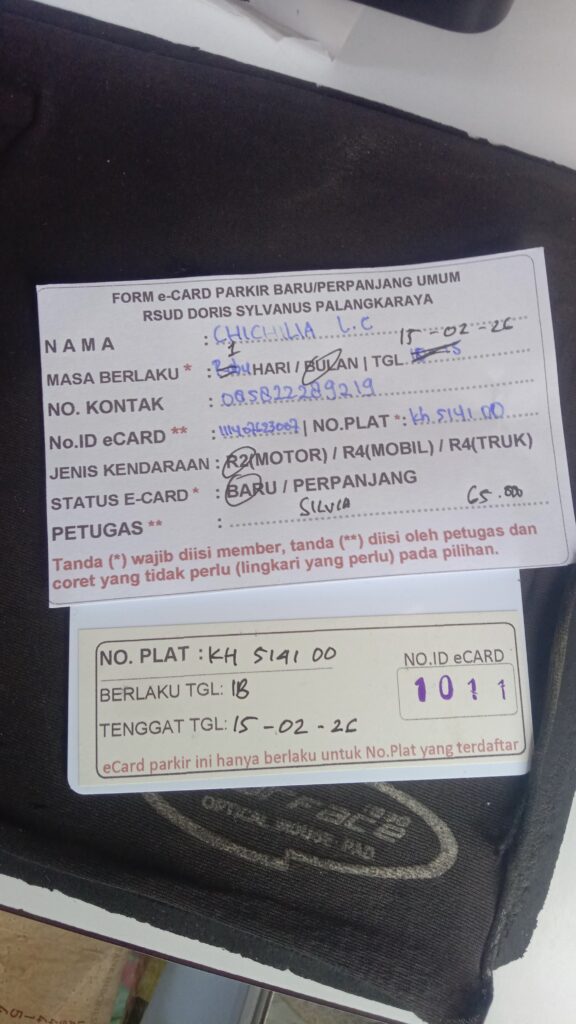 Kartu Member baru id 1011