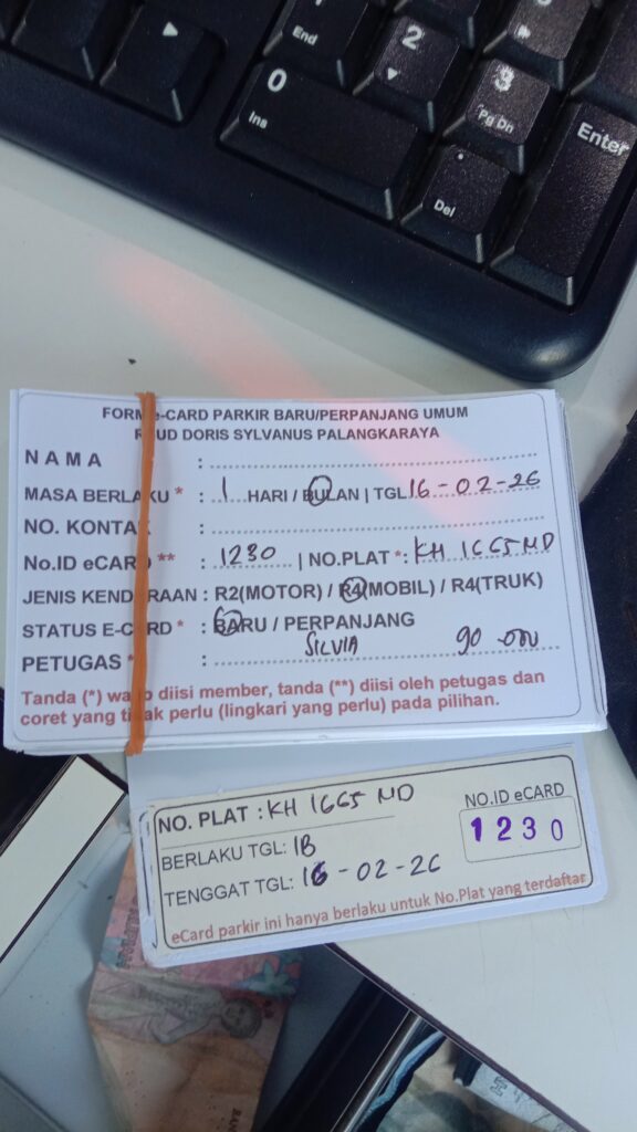 Kartu Member baru id 1230