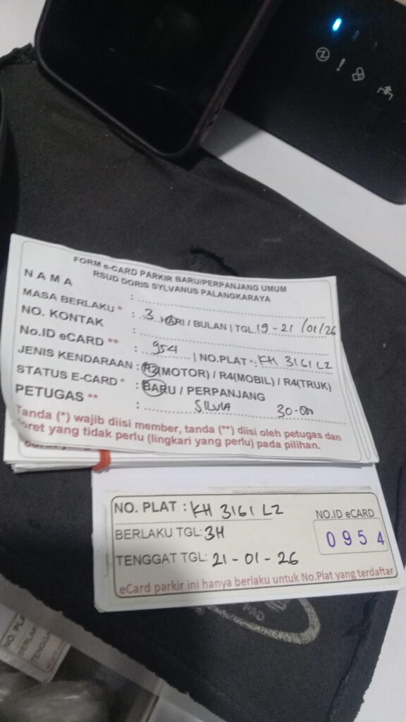 Kartu Member baru id 954