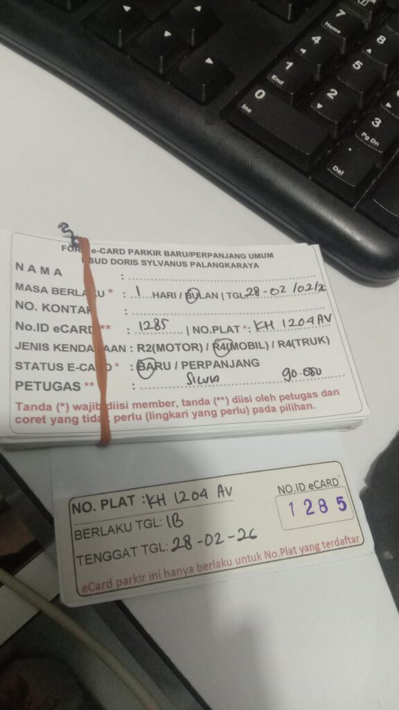 Kartu Member baru id 1285