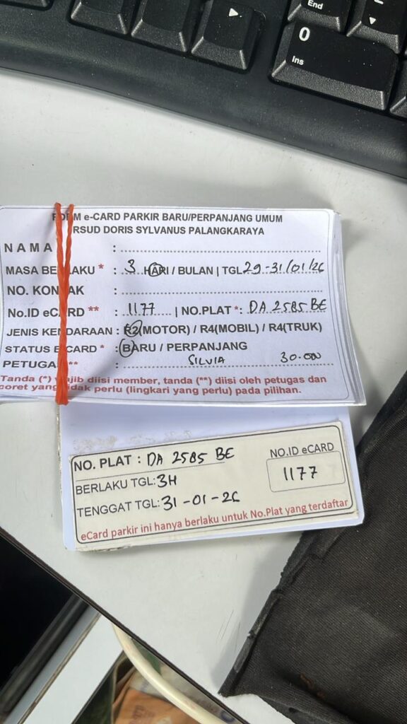 Kartu Member baru id 1177