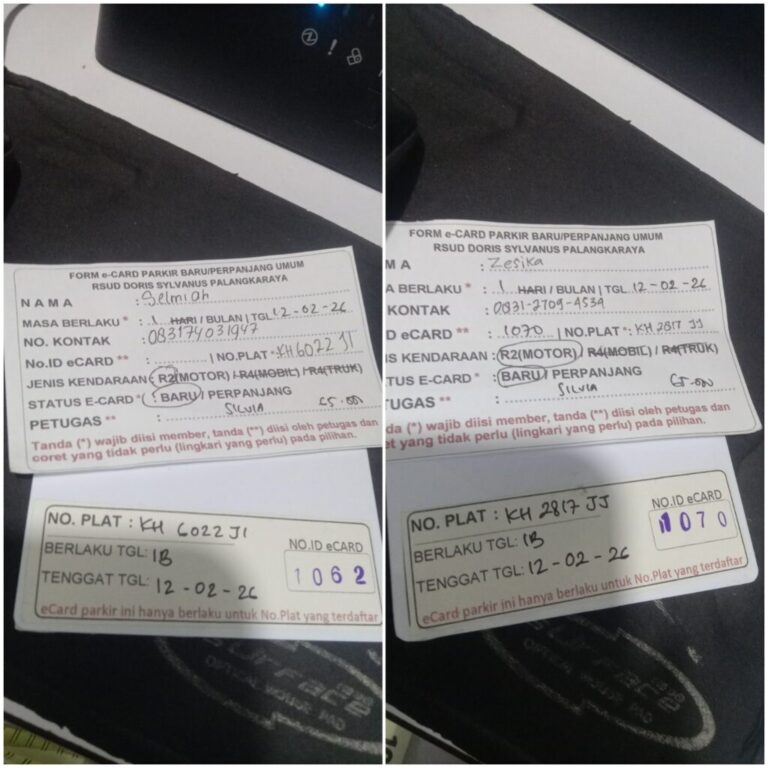 Kartu Member baru id 1070, 1062