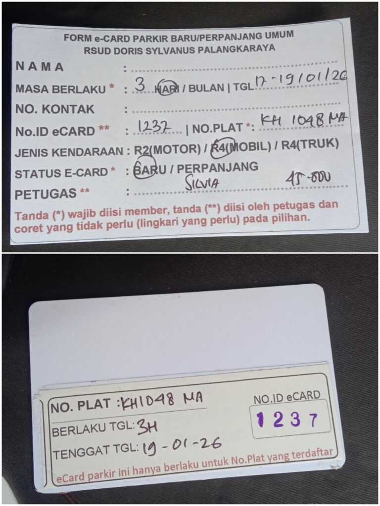 Kartu Member baru id 1237