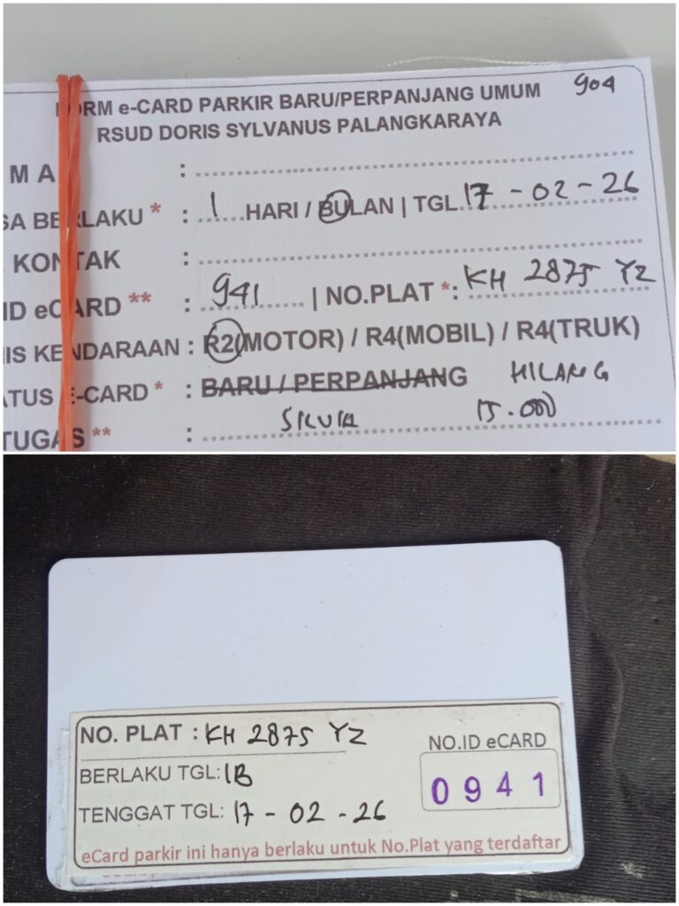 Kartu member id 904 pindah ke id 941