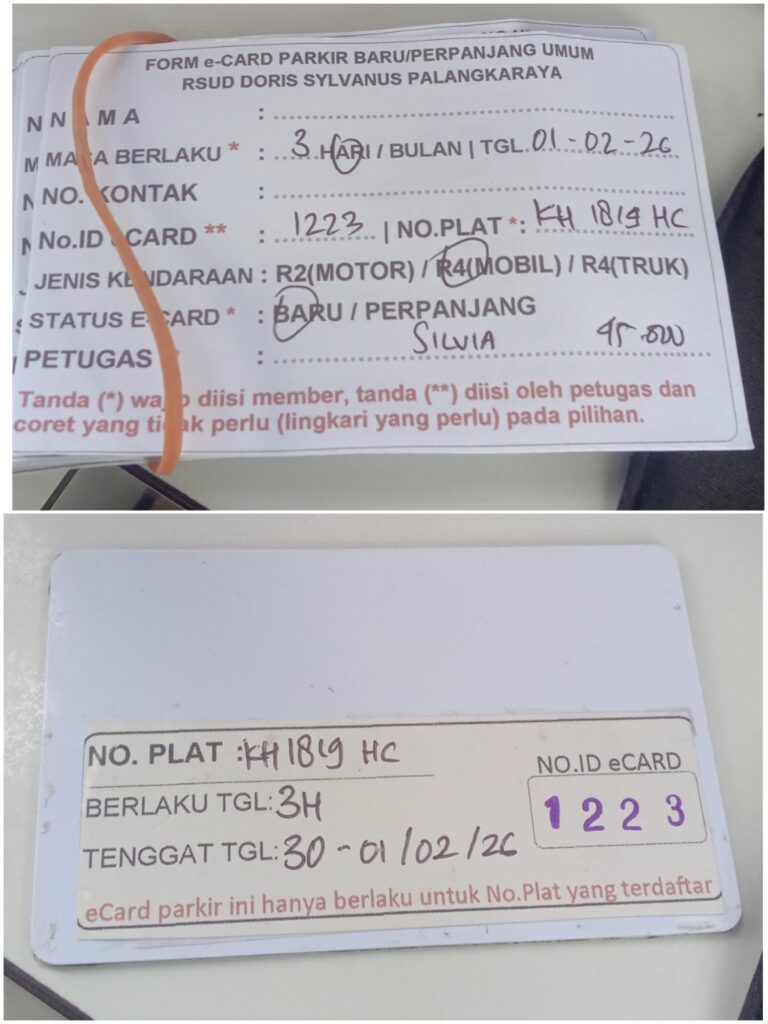 Kartu Member baru id 1223