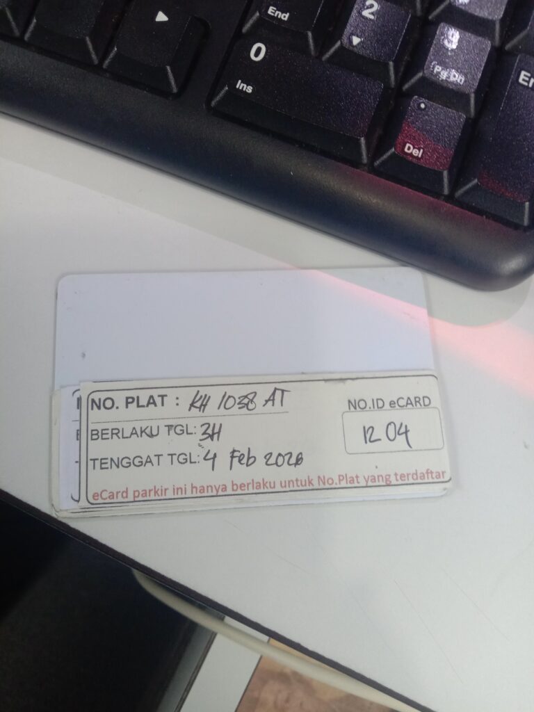 Kartu member kembali id 1204