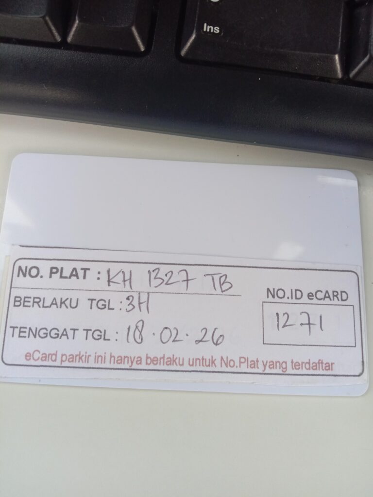 Kartu member kembali id 1271