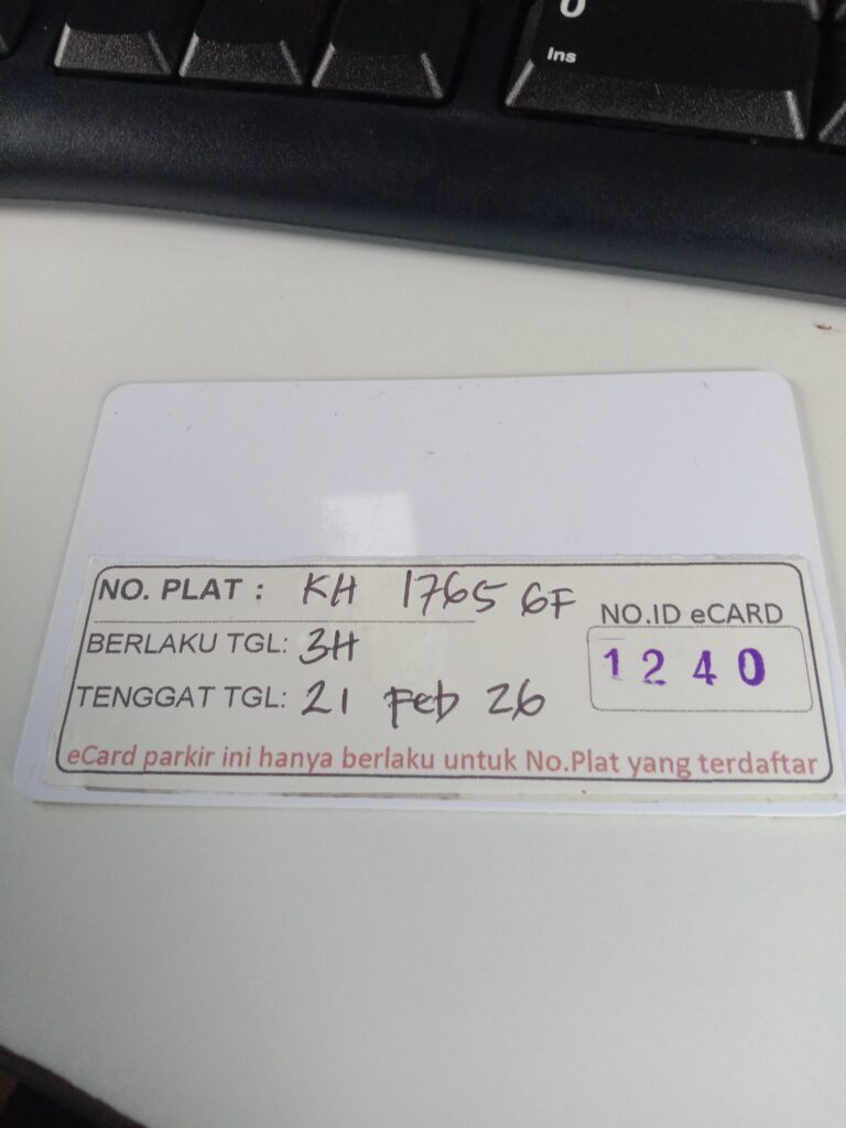 Kartu member kembali id 1240