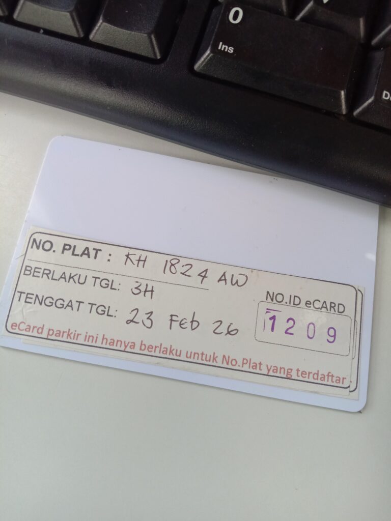 Kartu member kembali id 1209