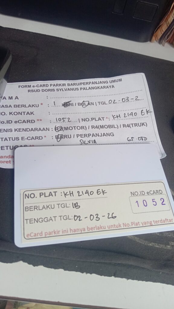 Kartu Member baru id 1052