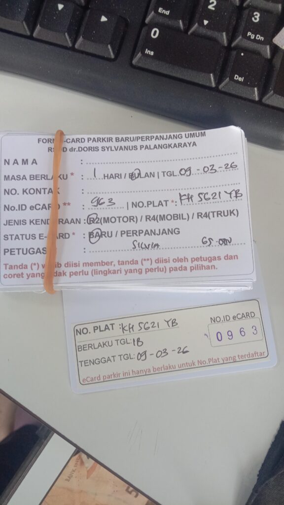 Kartu Member baru id 963