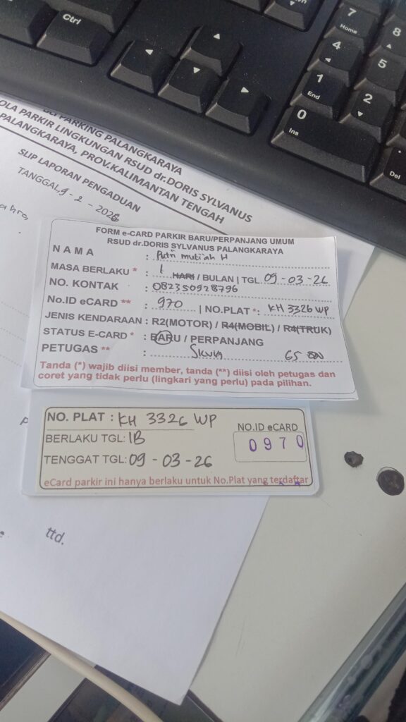 Kartu Member baru id 970