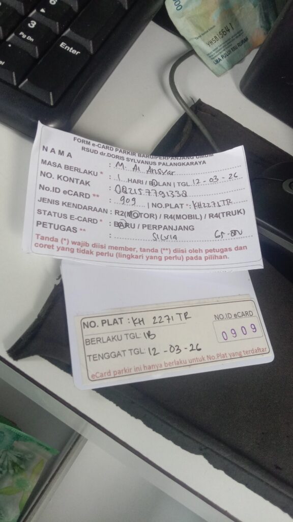 Kartu Member baru id 909