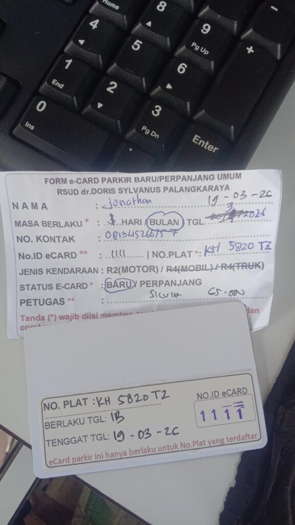 Kartu Member baru id 1111