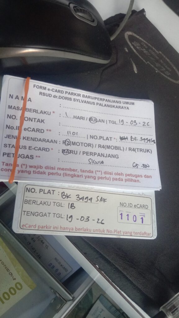 Kartu Member baru id 1101