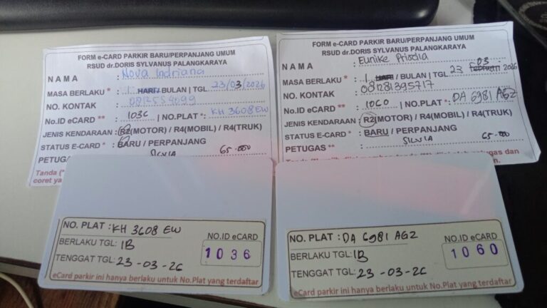 Kartu Member baru id 1036, 1060