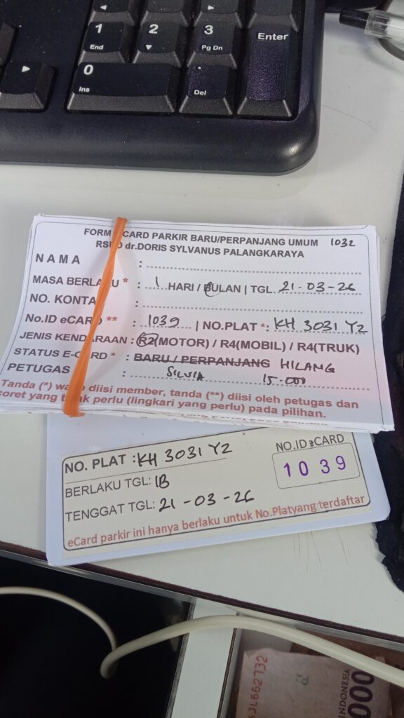 Kartu member id 1032 pindah ke id 1039