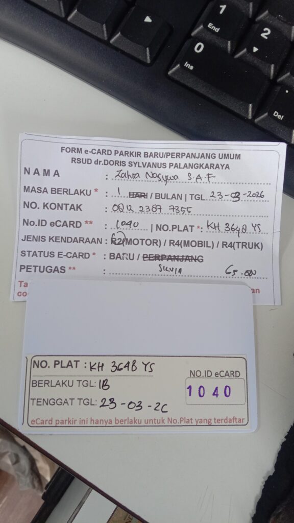 Kartu Member baru id 1040