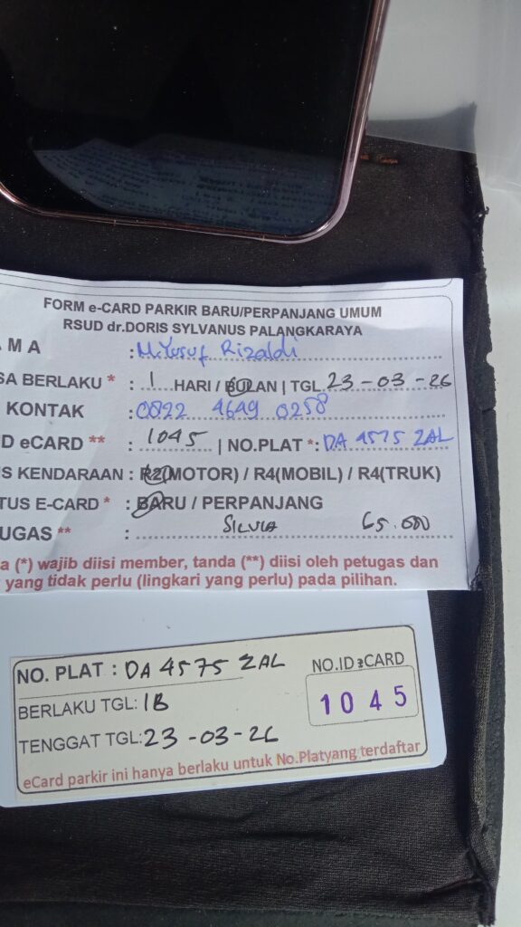 Kartu Member baru id 1045