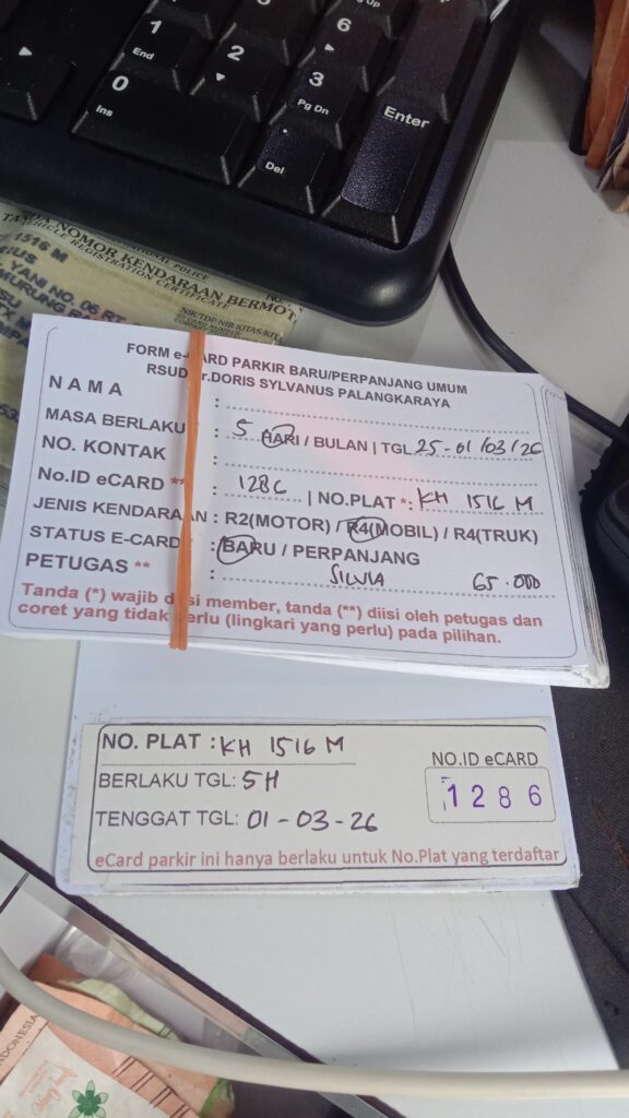 Kartu Member baru id 1286