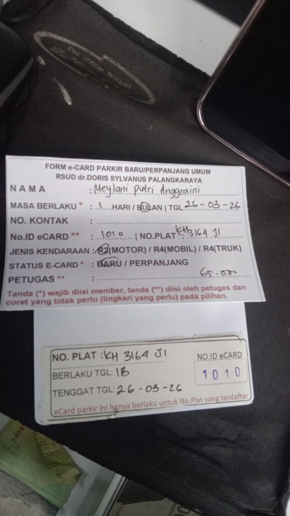 Kartu Member baru id 1010