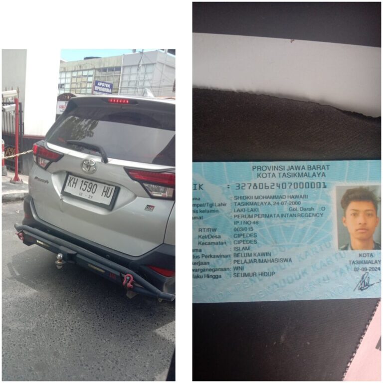 Gak ambil tiket pas masuk