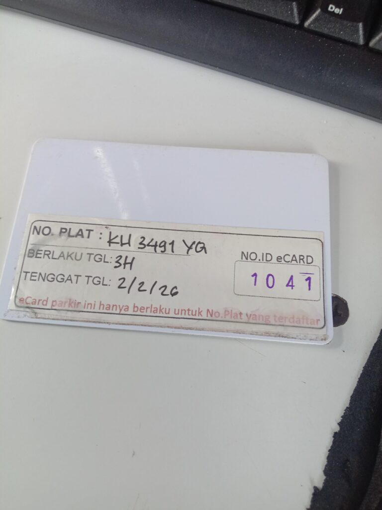 Kartu member kembali id 1041