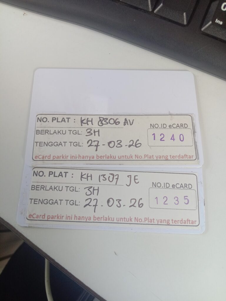 Kartu member kembali id 1240, 1235