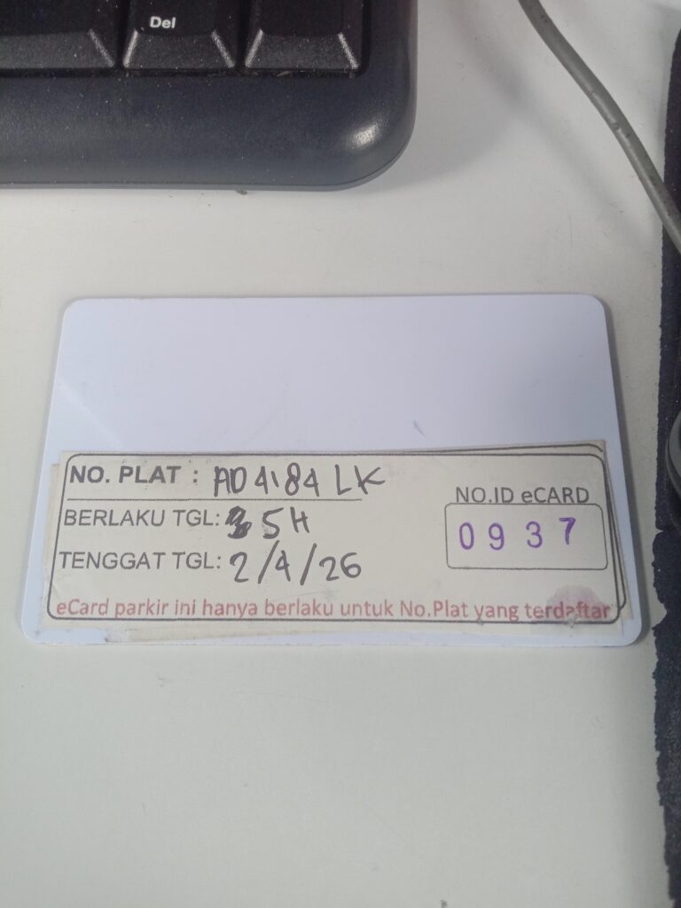 Kartu member kembali id 937