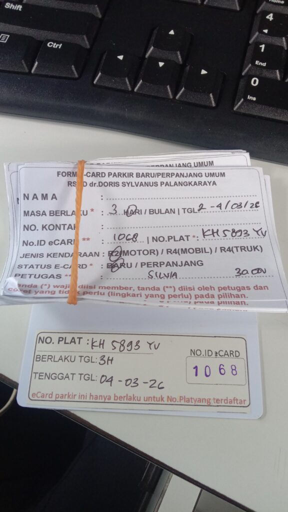 Kartu Member baru id 1068