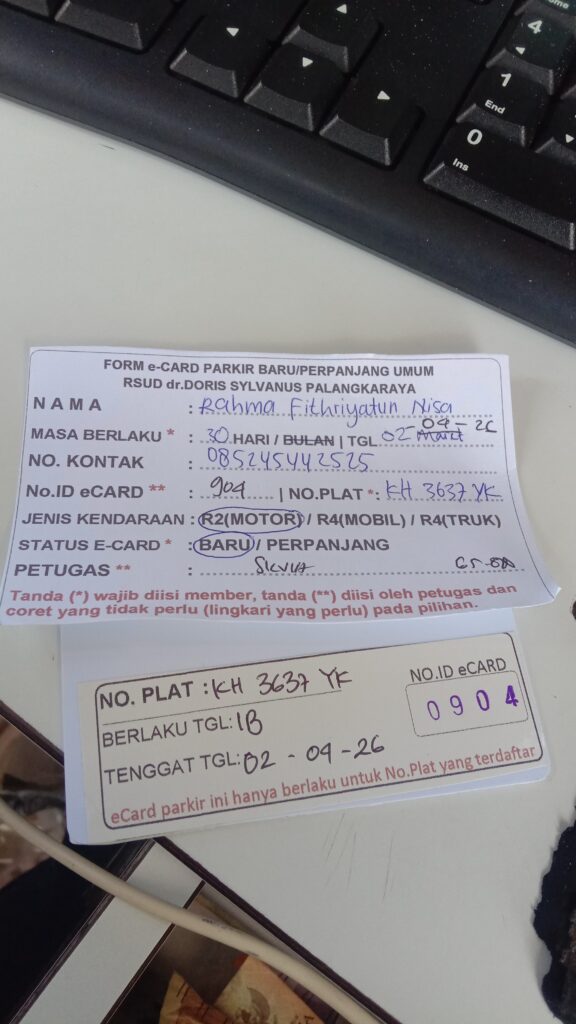 Kartu Member baru id 904