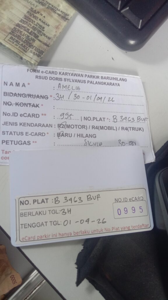 Kartu Member baru id 995