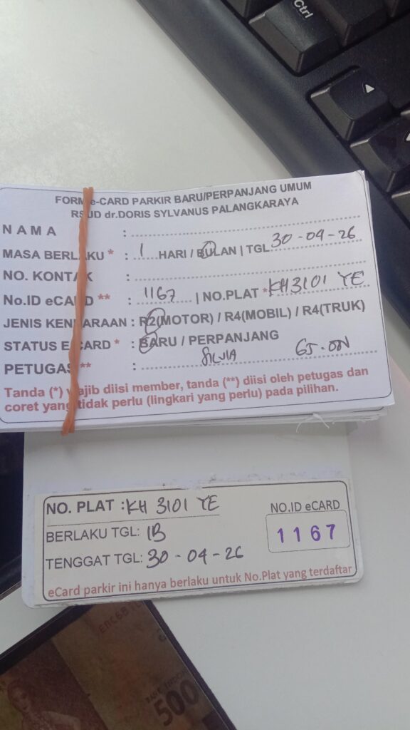 Kartu Member baru id 1167