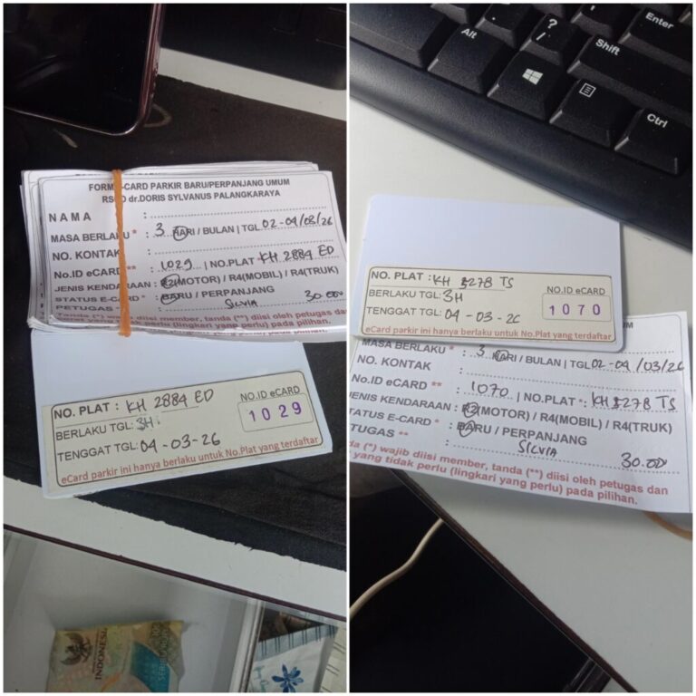 Kartu Member baru id 1070, 1029