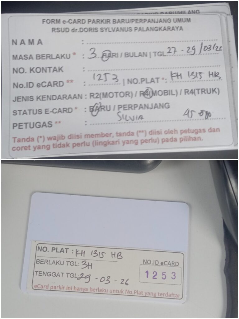 Kartu Member baru id 1253