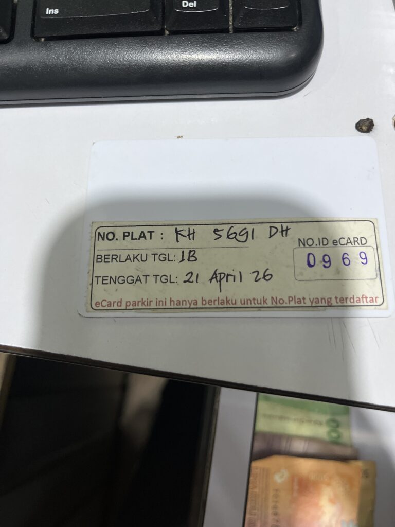 Kartu Member kembali ID 969