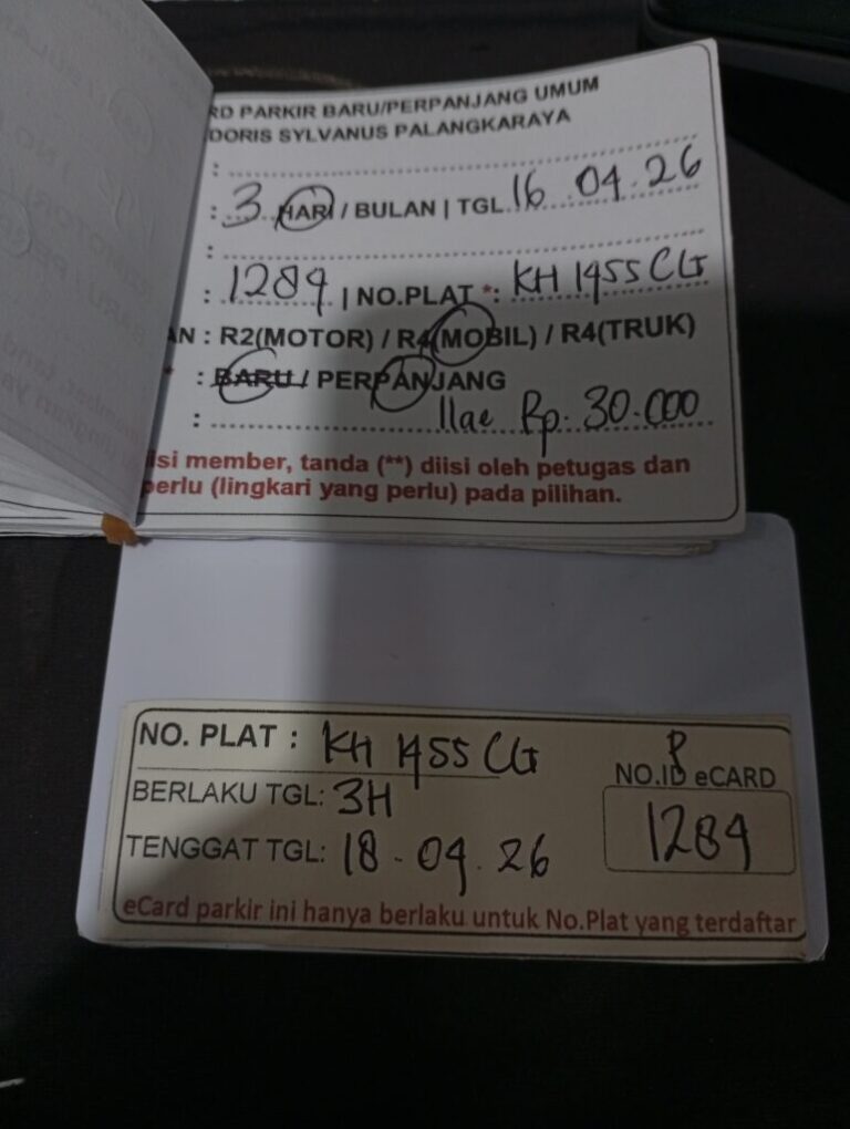 Kartu Member Perpanjang ID 1284