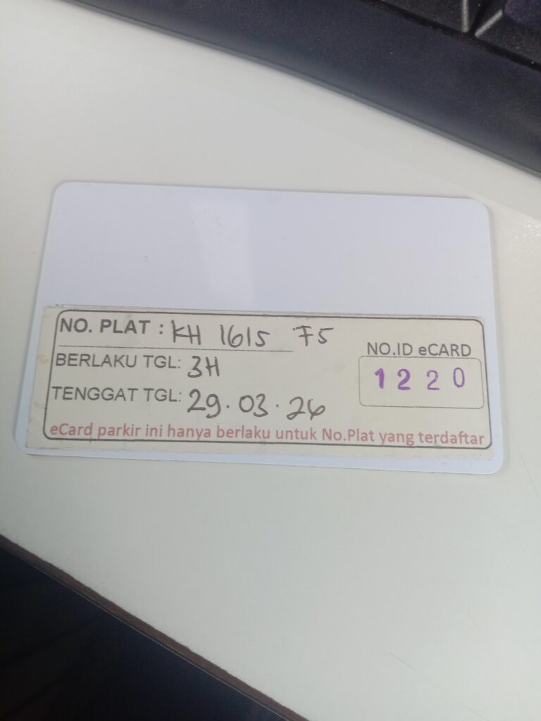 Kartu member kembali id 1220