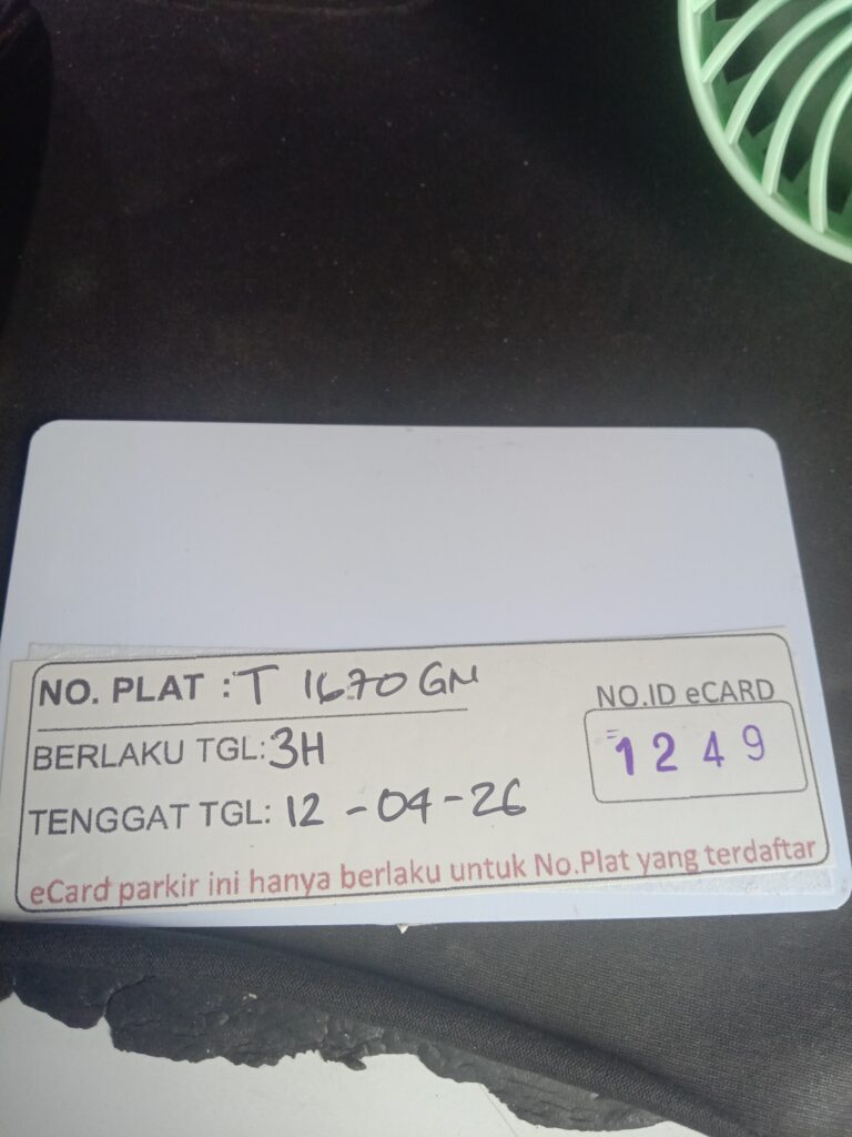 Kartu member kembali id 1249