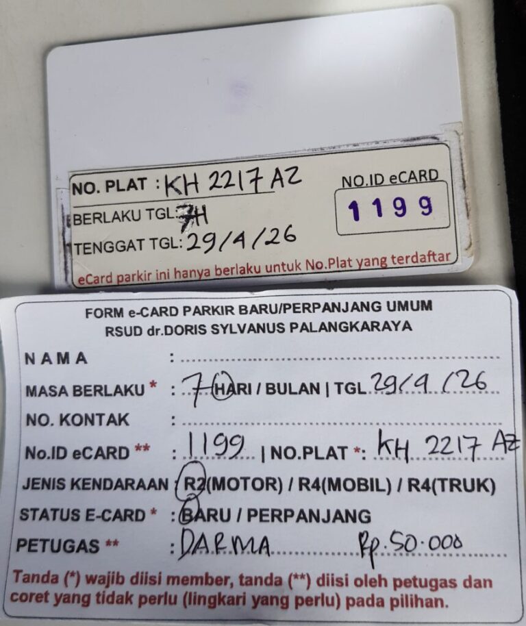 Kartu Member baru