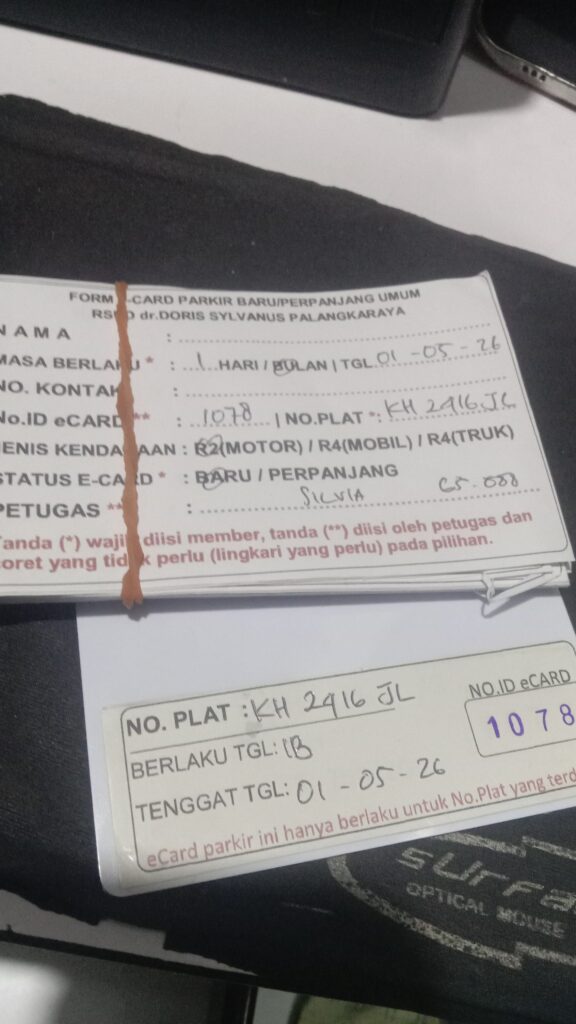 Kartu Member baru id 1078