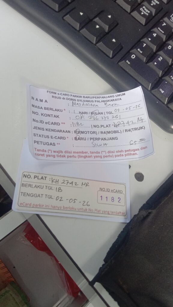 Kartu Member baru id 1182