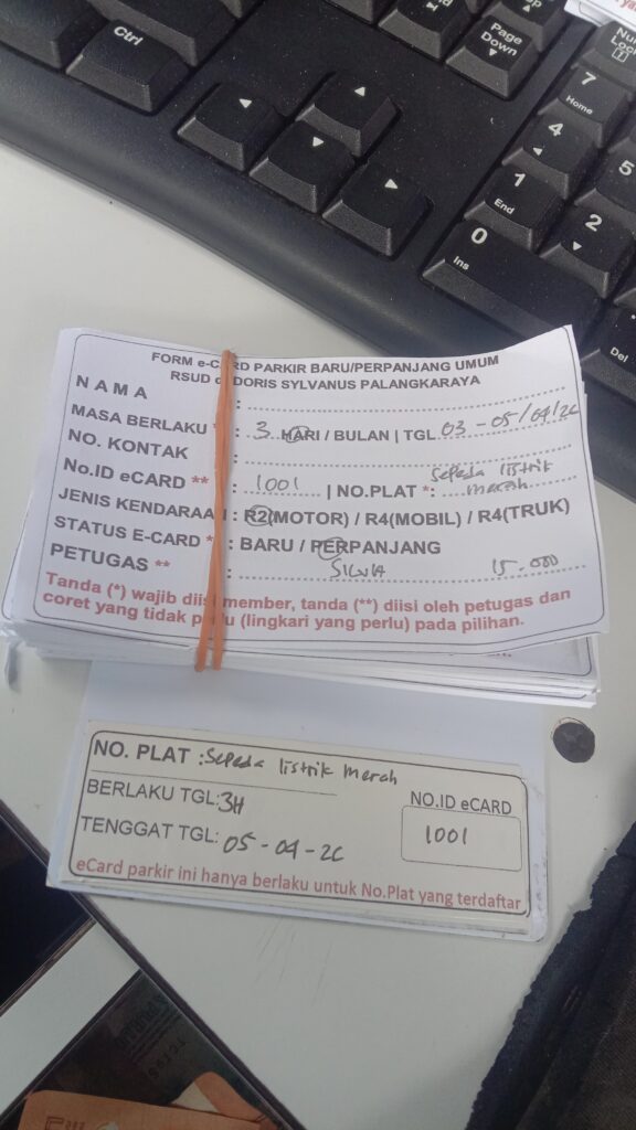 Kartu Member perpanjang id 1001