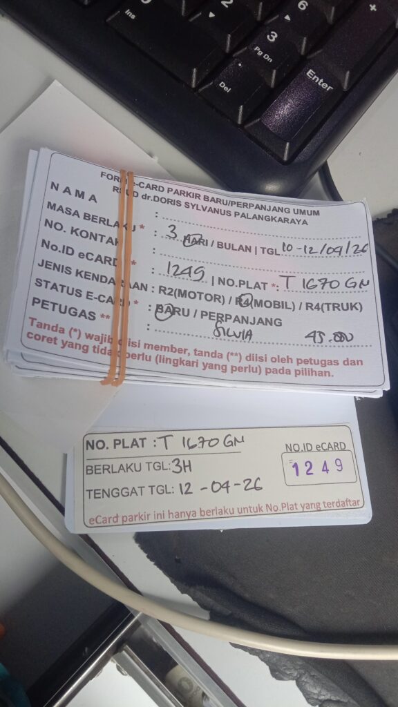 Kartu Member baru id 1249