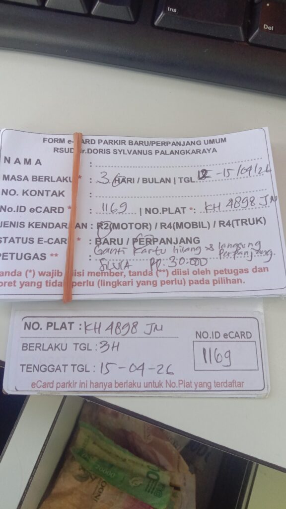 Kartu member id 1184 pindah ke id 1169 dan perpanjang