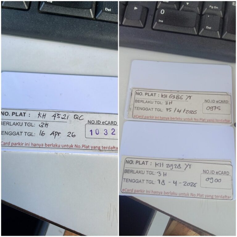 Kartu member kembali id 1032, 900, 975