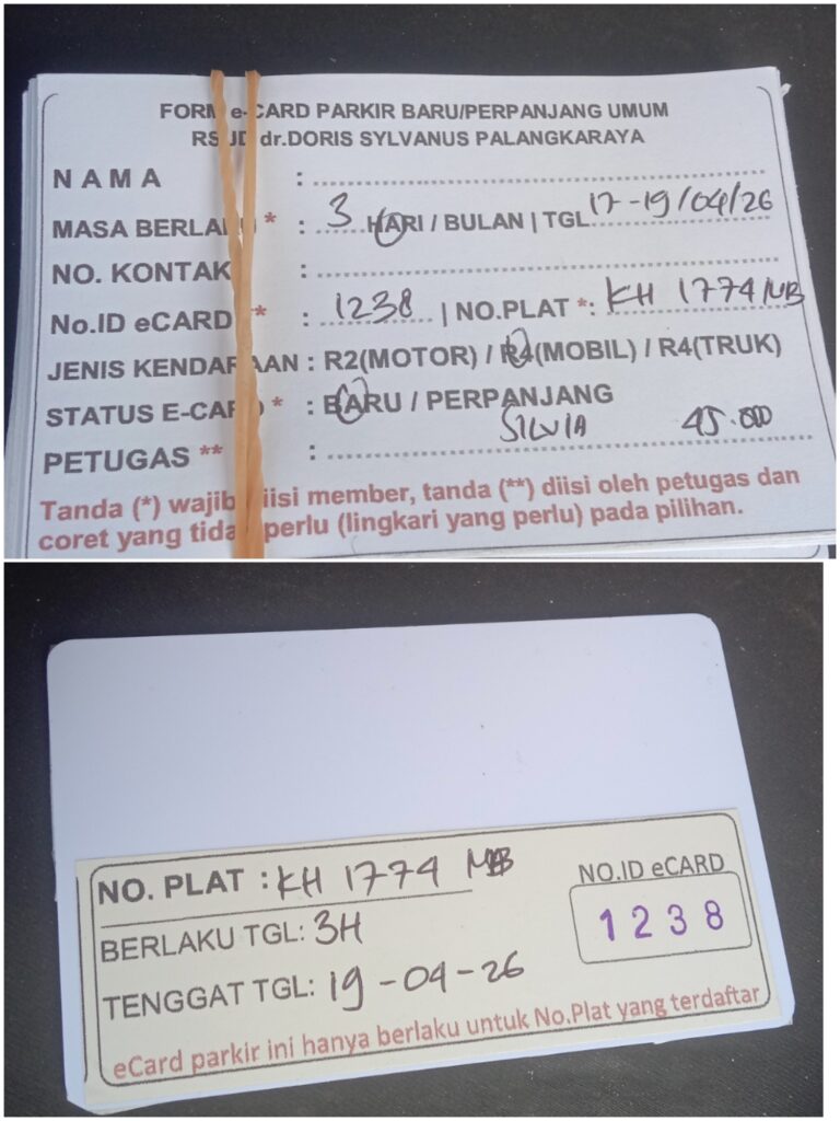 Kartu Member baru id 1238