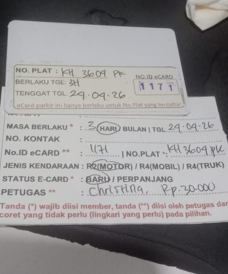 Kartu Member Baru
