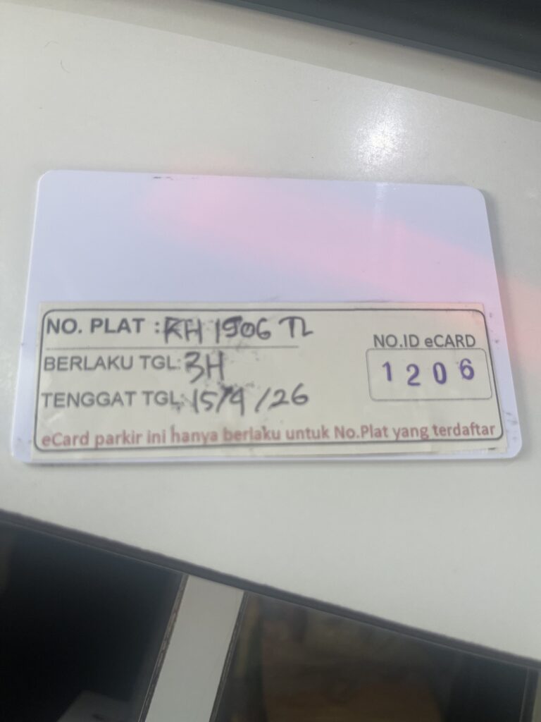 Kartu Member kembali id 1206